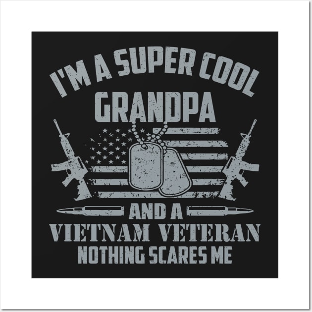 Vietnam Veteran Grandpa Wall Art by mrsmitful